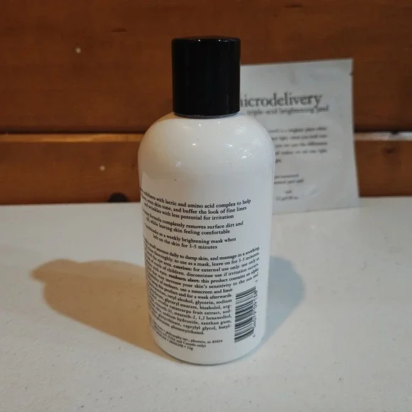 Philosophy Miracle Worker Anti-Aging Lactic Acid Cleanser & Mask 8 Oz 240 ml - Picture 2 of 3